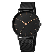 Free shipping men's and women's watch mesh stainless steel bracelet casual watch women's watch reloj mujer relogio feminino