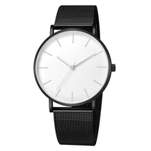 Free shipping men's and women's watch mesh stainless steel bracelet casual watch women's watch reloj mujer relogio feminino