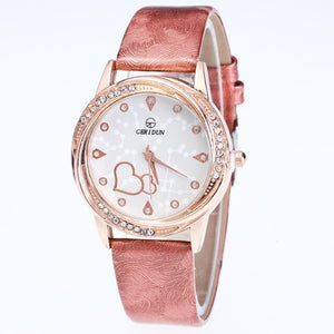 High quality luxury crystal main popular men and women`s top brand quartz colock watch leather G11 wristwatches relogio feminino