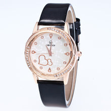 High quality luxury crystal main popular men and women`s top brand quartz colock watch leather G11 wristwatches relogio feminino