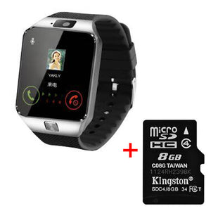 DZ09 Gold Orange White Black Smartwatch Bluetooth IOS Android Iphone SIM Card Camera 1.56Inch