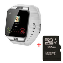 DZ09 Gold Orange White Black Smartwatch Bluetooth IOS Android Iphone SIM Card Camera 1.56Inch