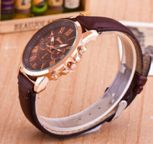 CAY Casual Leather Quartz Watches Women Men Analog Geneva Wristwatches Ladies Students Children Women Watches Relogio Feminino