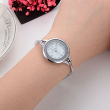 Rose Plated Women's Elegant Rhinestone Bracelet Fashion Watches