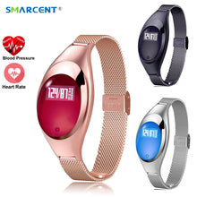 SMARCENT Women Fashion SmartWatch With Blood Pressure Heart Rate Monitor Pedometer Fitness Tracker Wristband For Android IOS