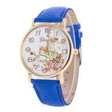 Relogio feminino Fashion Women Flowers Watches Sport