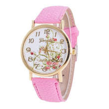 Relogio feminino Fashion Women Flowers Watches Sport