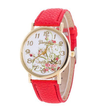 Relogio feminino Fashion Women Flowers Watches Sport